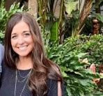 Crystal looking at the camera